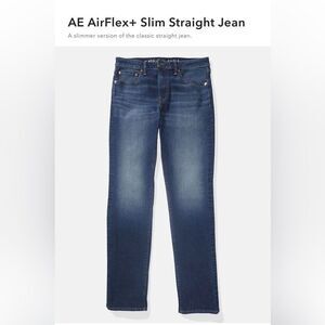 Men’s American Eagle Airflex + Slim Straight Jeans 32 x 34